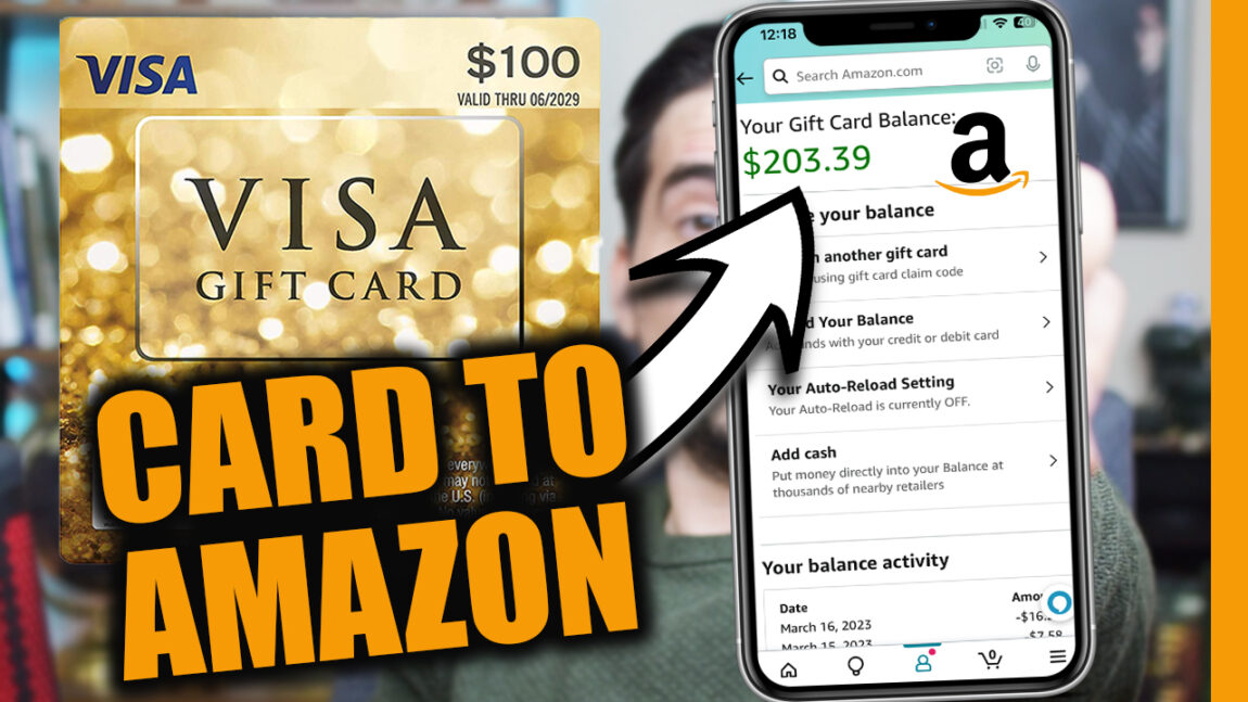 How To Add a VISA Gift Card Balance to Your Amazon Account [Video]